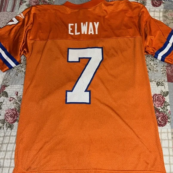 Reebok Throwbacks Elway Denver Broncos mesh jersey medium